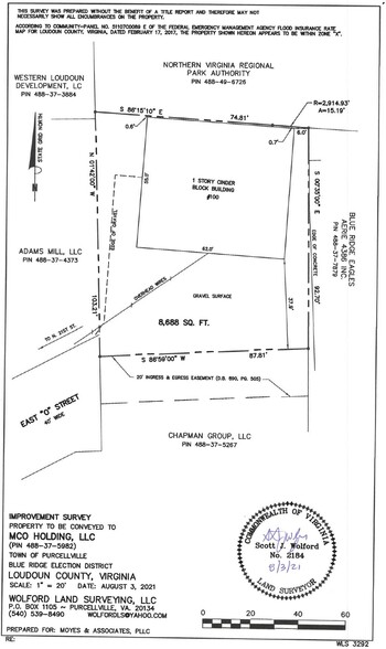 100 O St E, Purcellville, VA for lease - Site Plan - Image 2 of 20