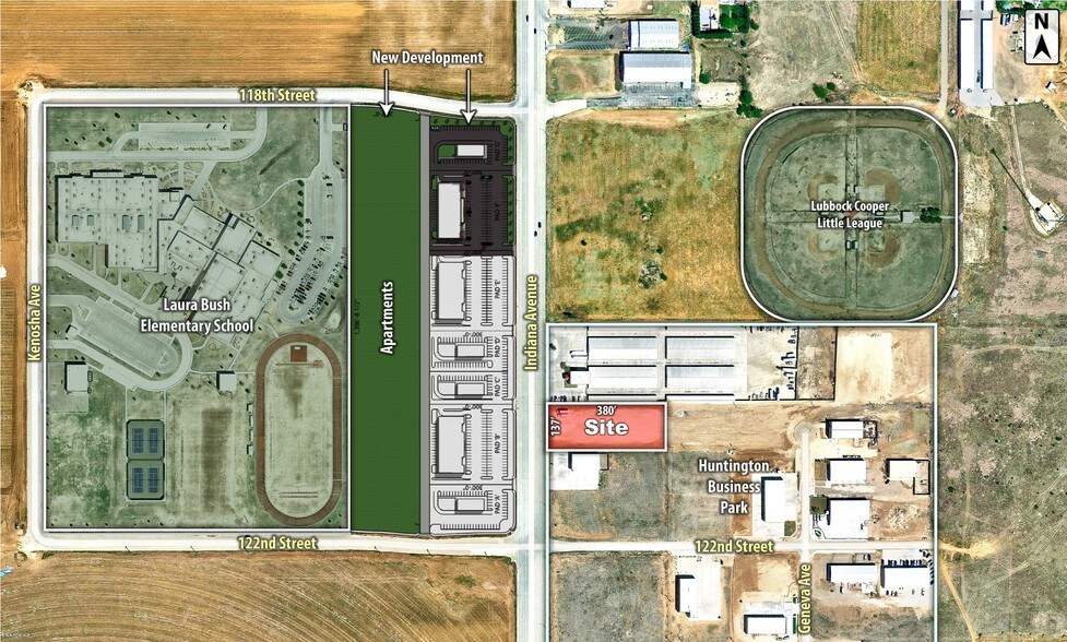 122nd Street & Indiana Ave, Lubbock, TX for sale - Building Photo - Image 1 of 1