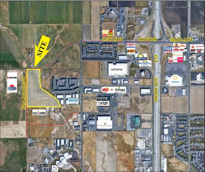 3800 N 650 W, Spanish Fork, UT for sale - Aerial - Image 3 of 4