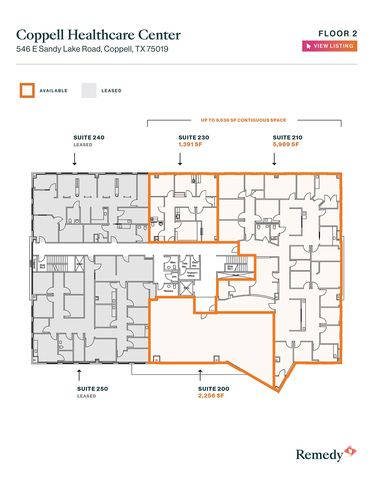 546 E Sandy Lake Rd, Coppell, TX for lease Floor Plan- Image 1 of 1