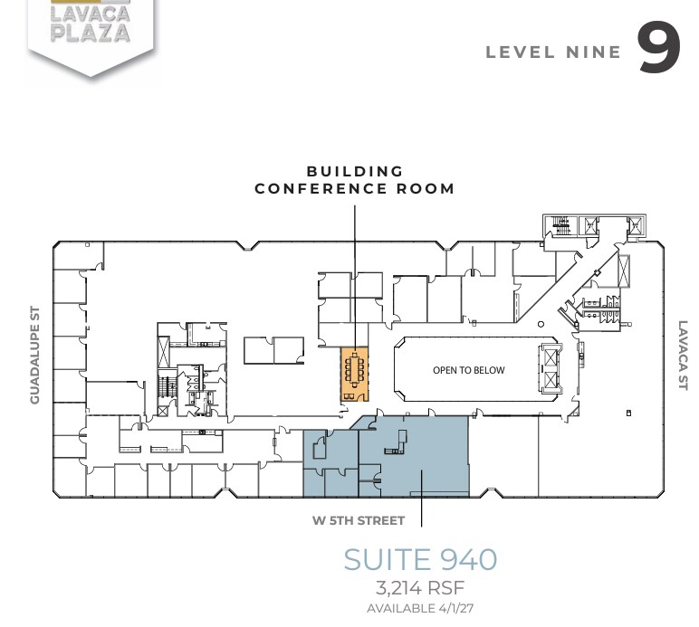 504 Lavaca St, Austin, TX for lease Floor Plan- Image 1 of 1