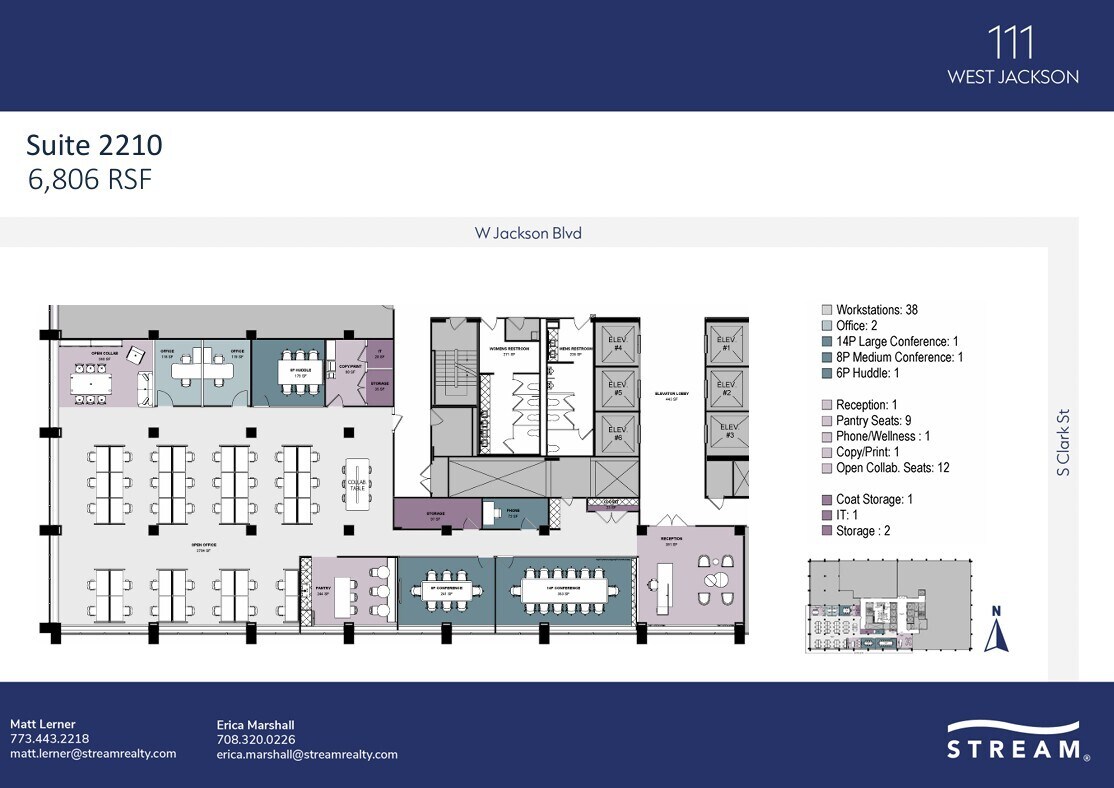 111 W Jackson Blvd, Chicago, IL for lease Floor Plan- Image 1 of 1