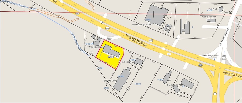 2221 Ross Clark Cir, Dothan, AL for sale - Plat Map - Image 2 of 2