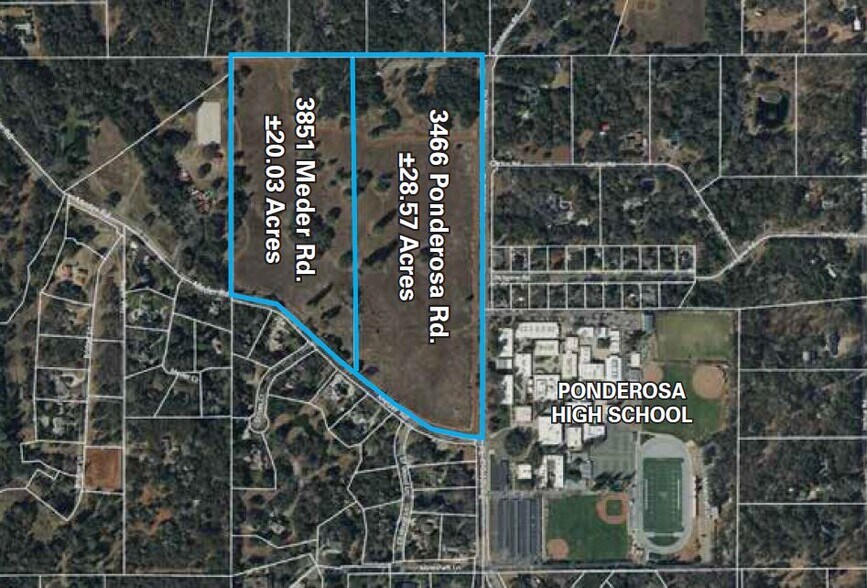 3466 Ponderosa Rd, Shingle Springs, CA 95682 Land for Sale