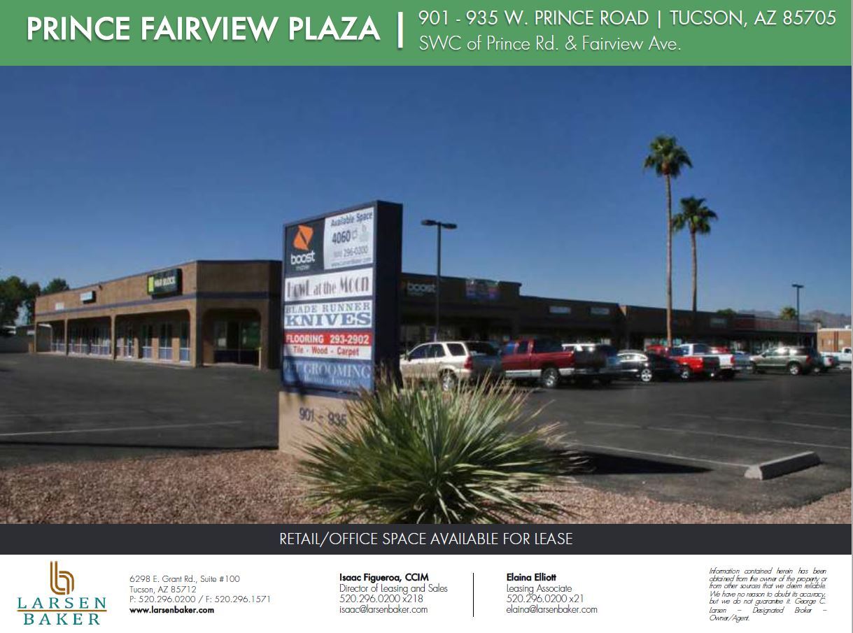 901-935 W Prince Rd, Tucson, AZ for lease Building Photo- Image 1 of 3