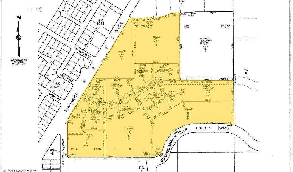 12214 Lakewood Blvd, Downey, CA for sale - Plat Map - Image 1 of 1