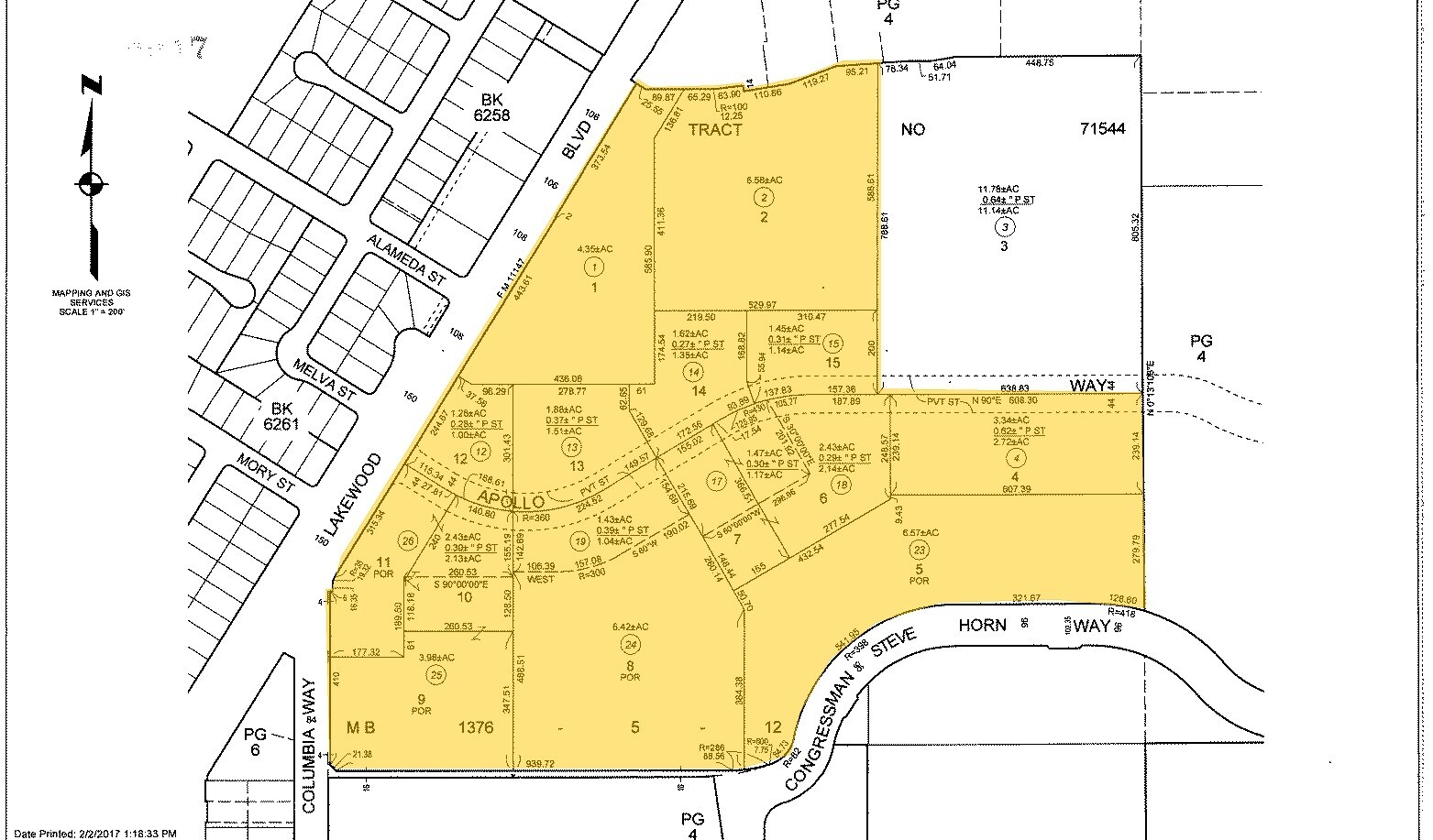 12214 Lakewood Blvd, Downey, CA for sale Plat Map- Image 1 of 1