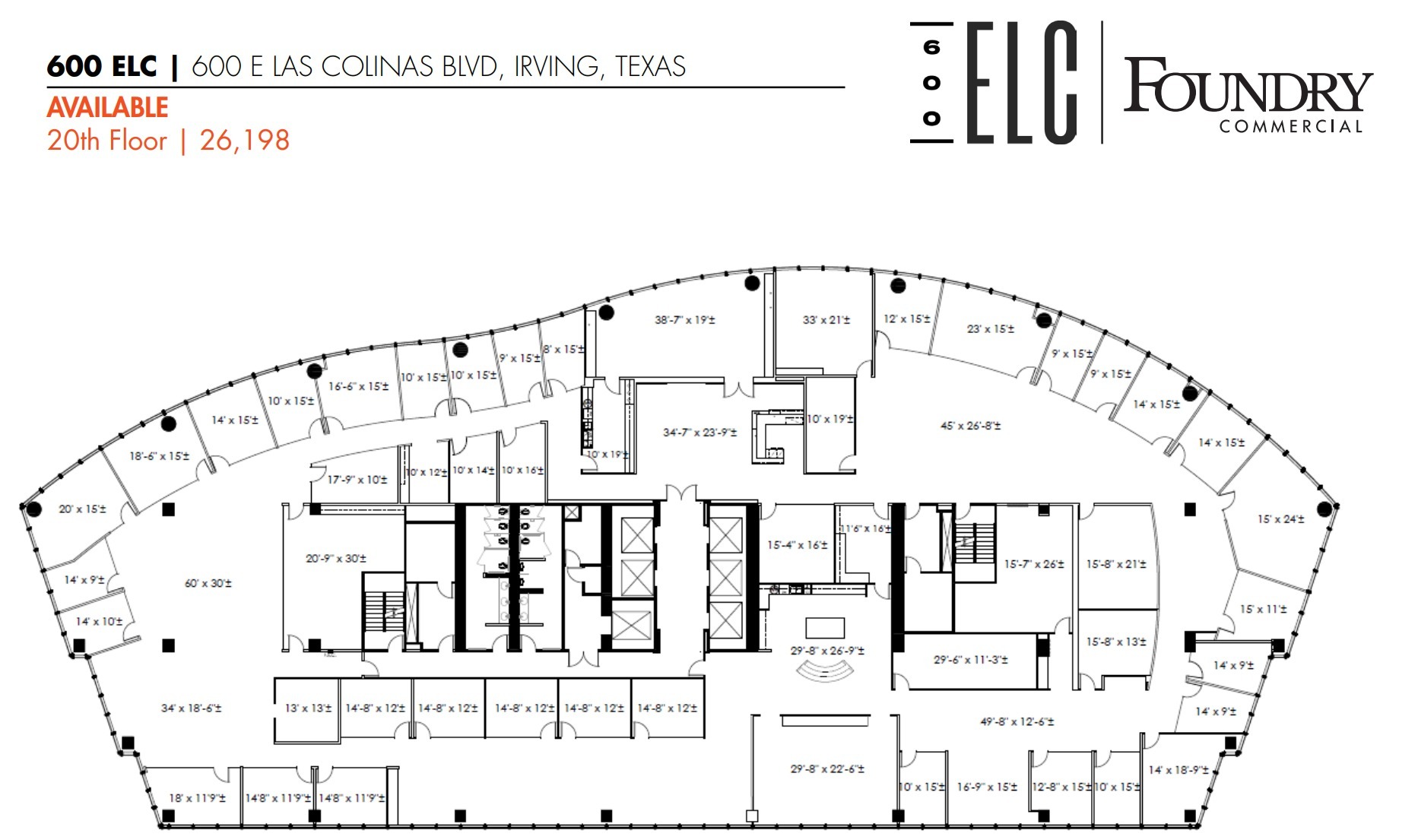 600 E Las Colinas Blvd, Irving, TX for lease Floor Plan- Image 1 of 1