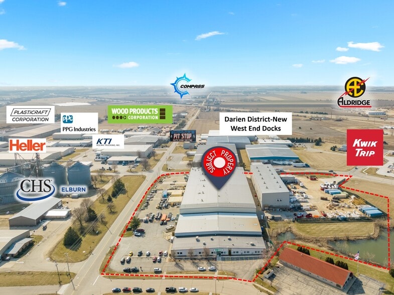 448 W Madison St, Darien, WI for sale - Aerial - Image 1 of 1