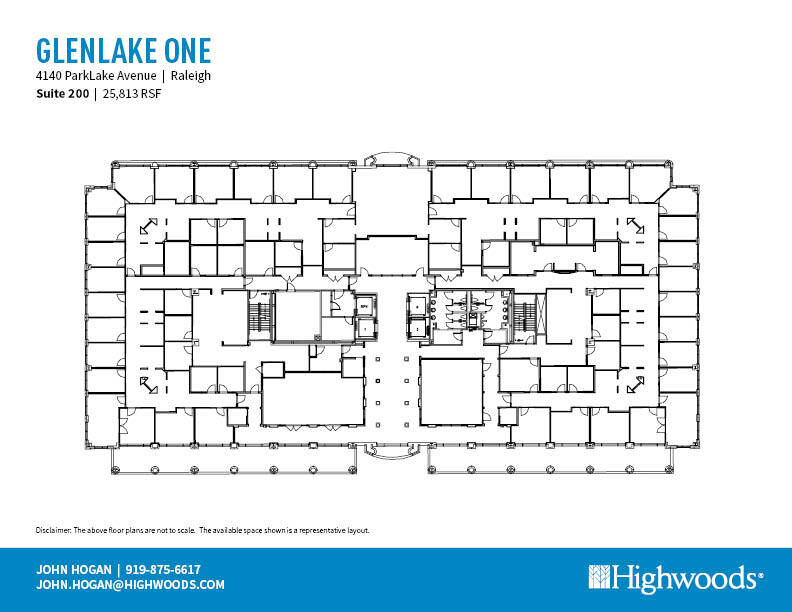 4140 Parklake Ave, Raleigh, NC for lease Floor Plan- Image 1 of 1