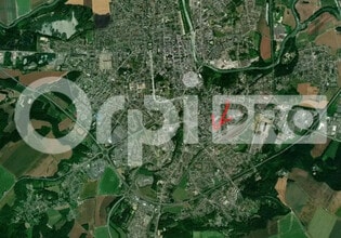 Soissons, AIS - AERIAL map view