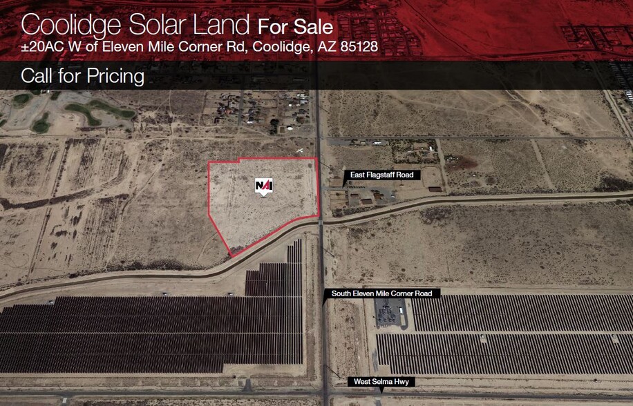 NEC Flagstaff Rd & Eleven Mile Corner Rd, Casa Grande, AZ for sale - Building Photo - Image 1 of 4