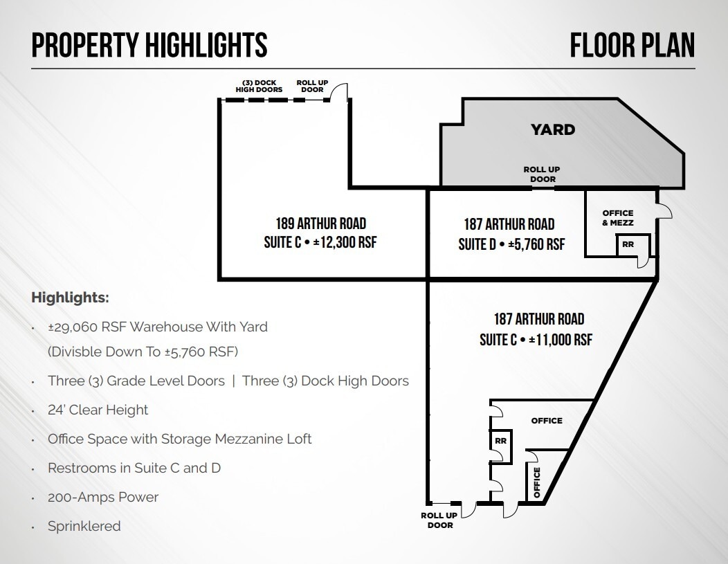 187-189 Arthur Rd, Martinez, CA for lease Floor Plan- Image 1 of 1