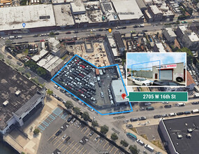 2701 W 16th St, Brooklyn, NY - aerial  map view