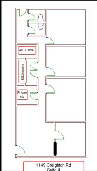 1149 Creighton Rd, Pensacola, FL for lease - Floor Plan - Image 2 of 11