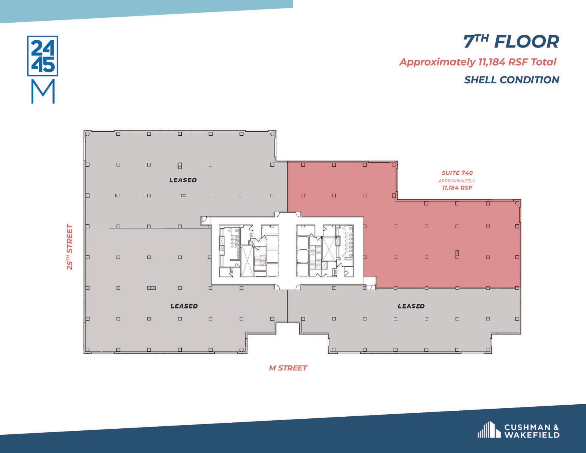 2445 M St NW, Washington, DC for lease Floor Plan- Image 1 of 1