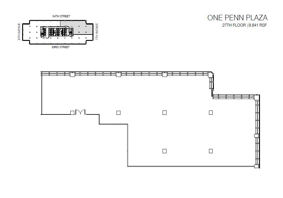 PENN 1, New York, NY for lease Floor Plan- Image 1 of 1