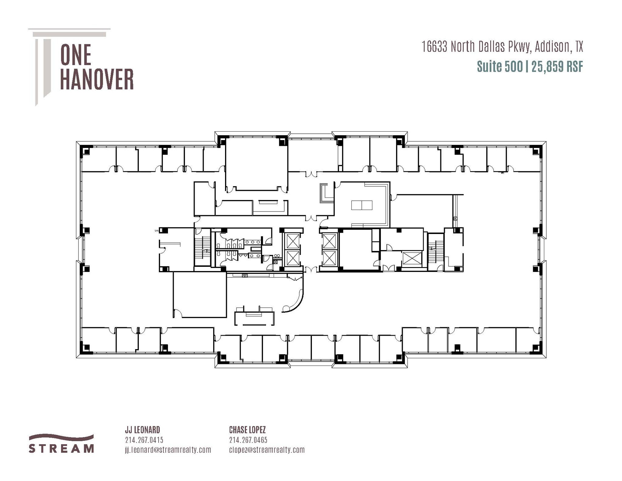 16633 N Dallas Pky, Addison, TX for lease Floor Plan- Image 1 of 1