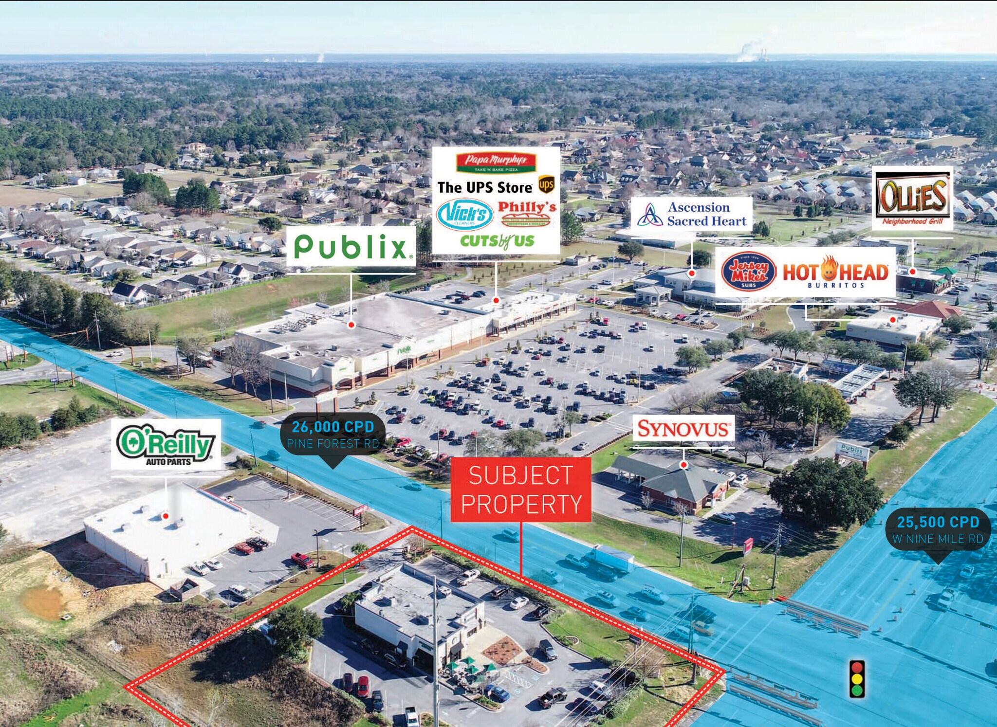 2200 W Nine Mile Rd Pensacola Fl 32534 Retail Property For 2200 W Nine Mile Rd Pensacola Fl