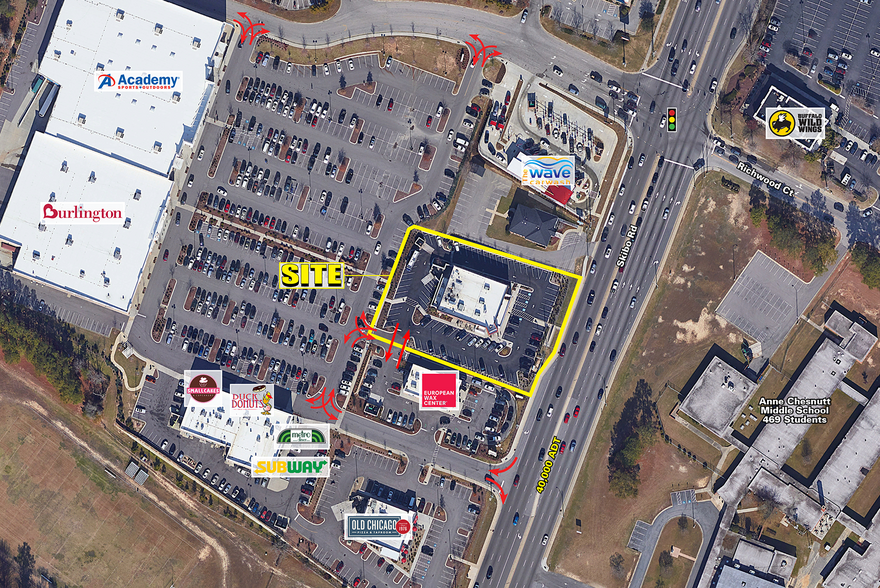 2116 Skibo Rd, Fayetteville, NC for lease - Aerial - Image 3 of 11