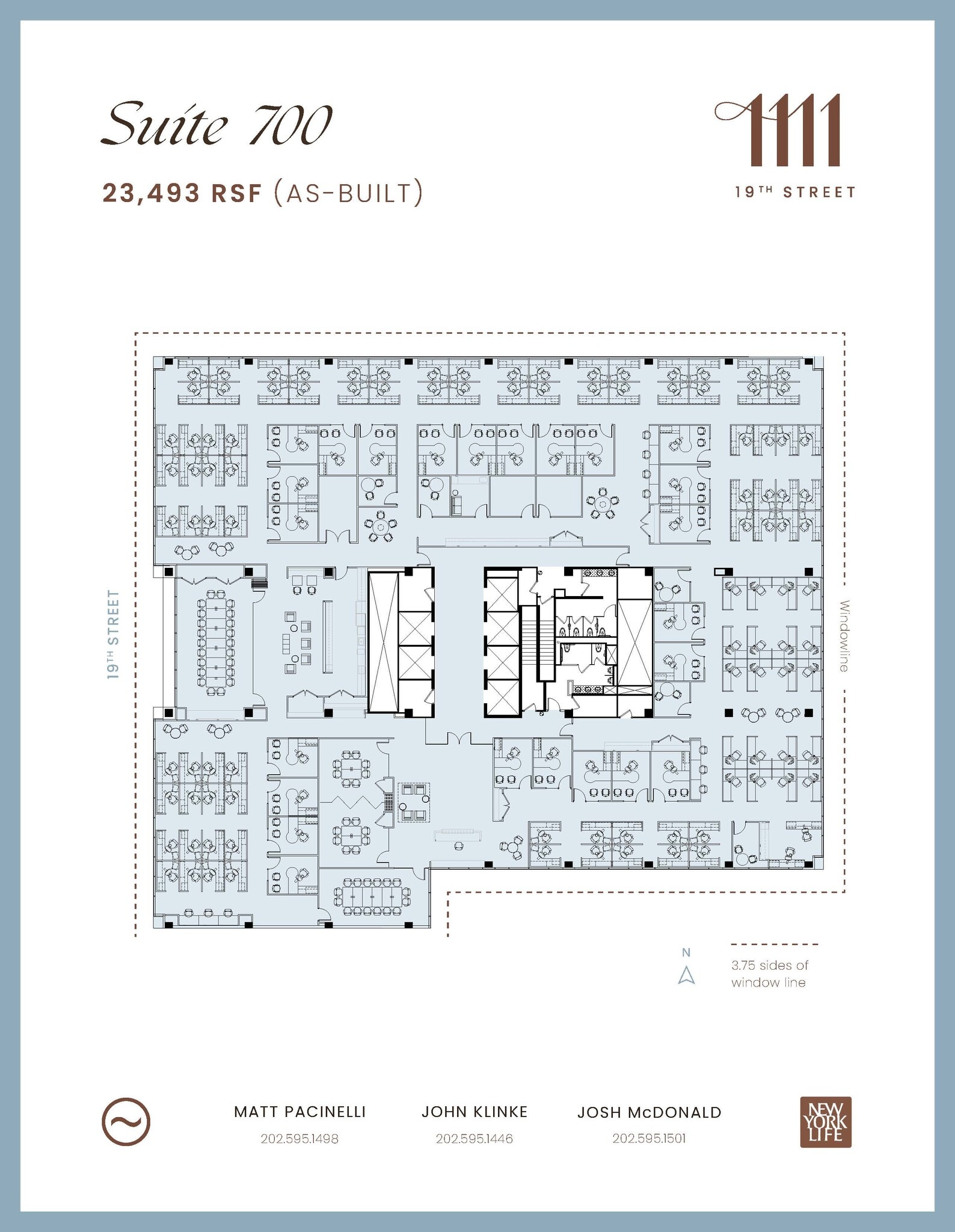 1111 19th St NW, Washington, DC for lease Floor Plan- Image 1 of 6