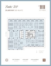 1111 19th St NW, Washington, DC for lease Floor Plan- Image 1 of 6