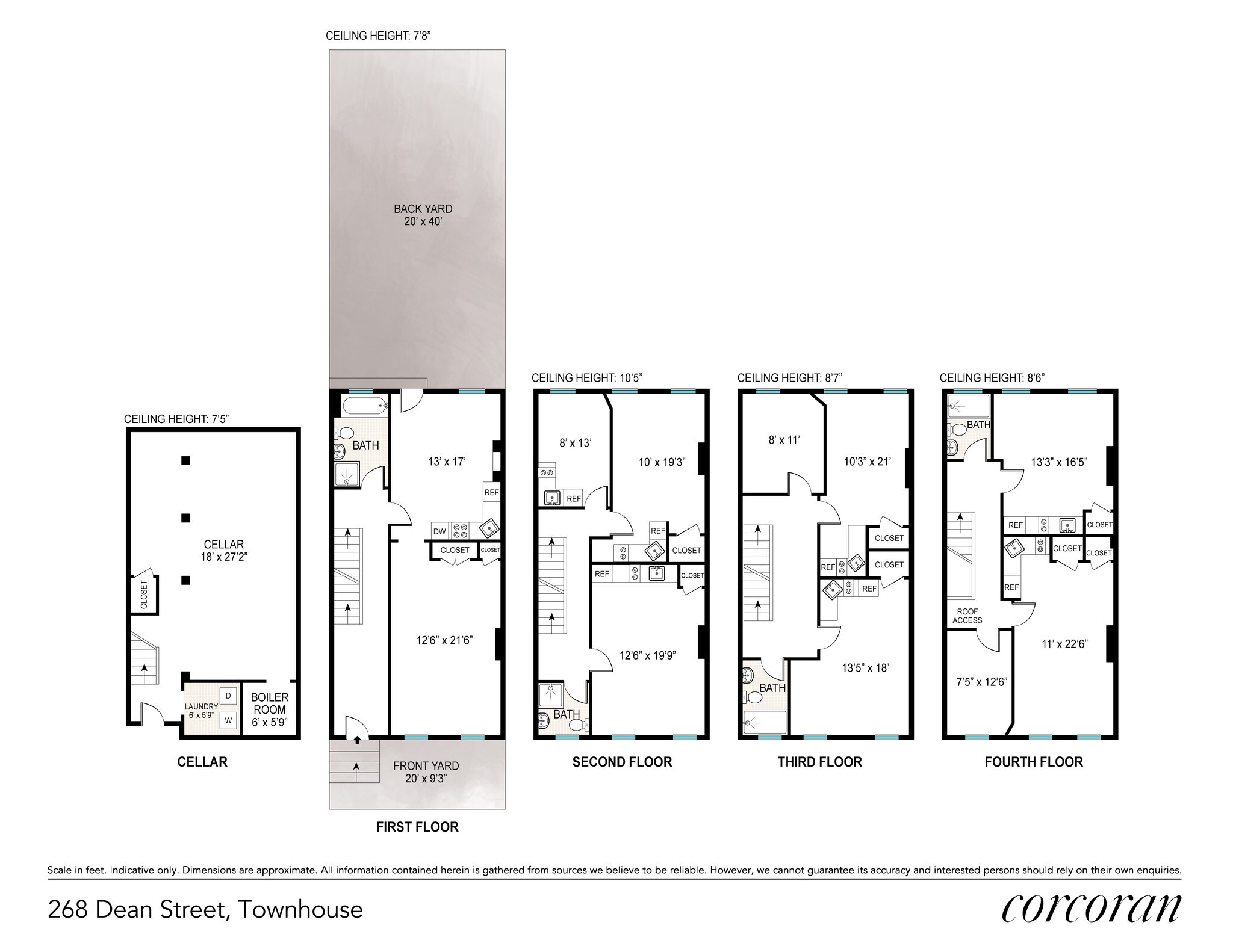 268 Dean St, Brooklyn, NY for sale Floor Plan- Image 1 of 1