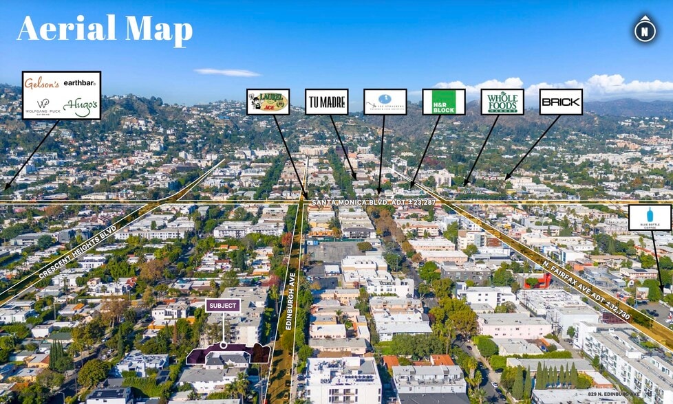 829 N Edinburgh Ave, Los Angeles, CA for sale - Building Photo - Image 2 of 5