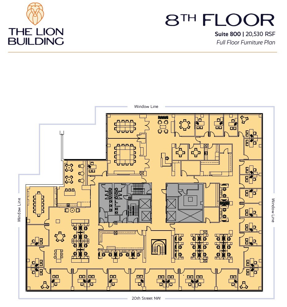 1233 20th St NW, Washington, DC for lease Floor Plan- Image 1 of 2