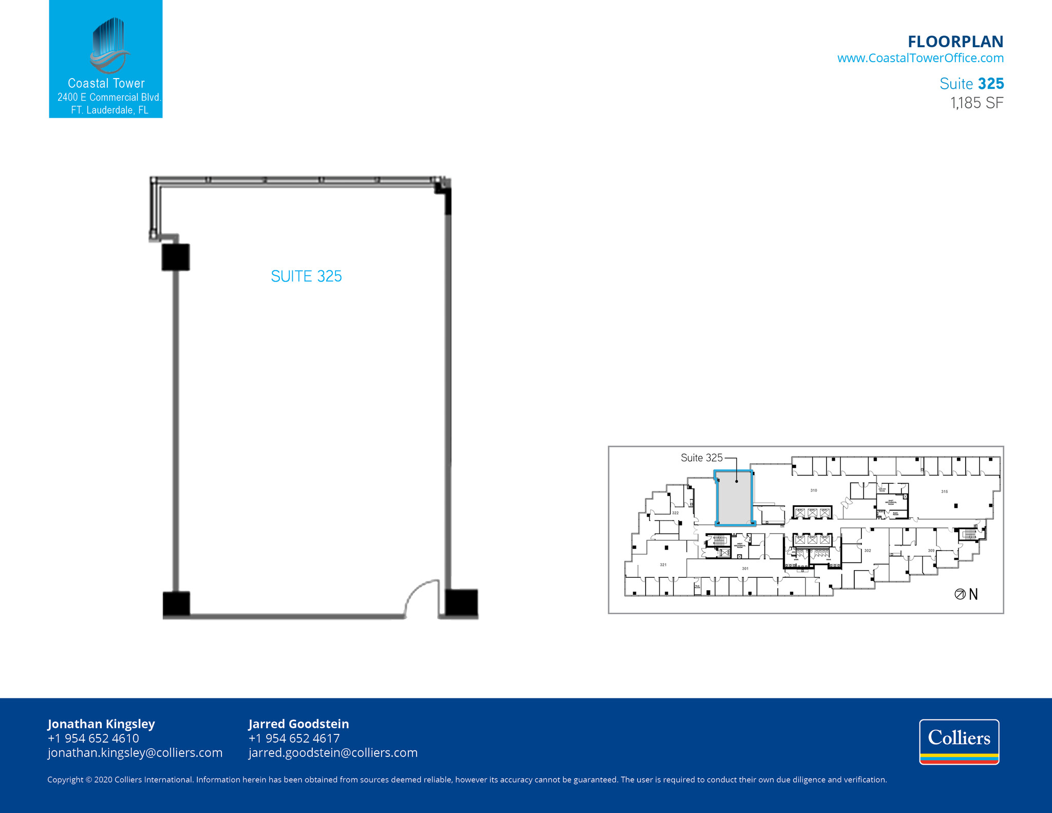 2400 E Commercial Blvd, Fort Lauderdale, FL for lease Floor Plan- Image 1 of 2