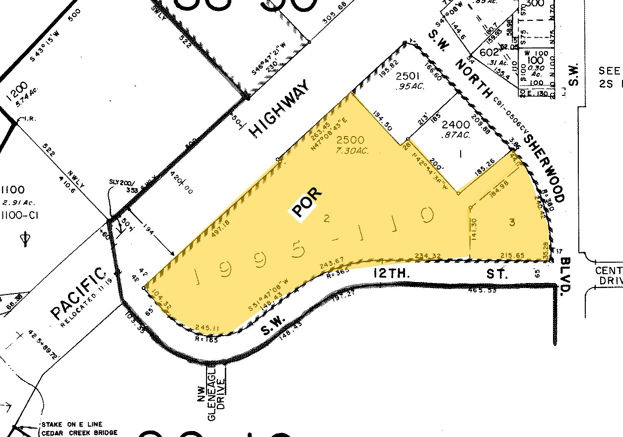 16555 SW 12th St, Sherwood, OR for sale Plat Map- Image 1 of 1