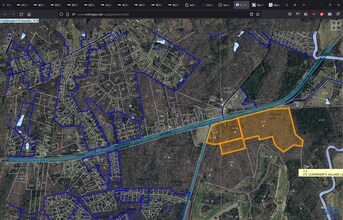 Rixeyville, Warrenton, VA - aerial  map view