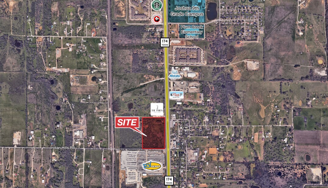 1600 S Broadway St, Joshua, TX for sale Aerial- Image 1 of 1