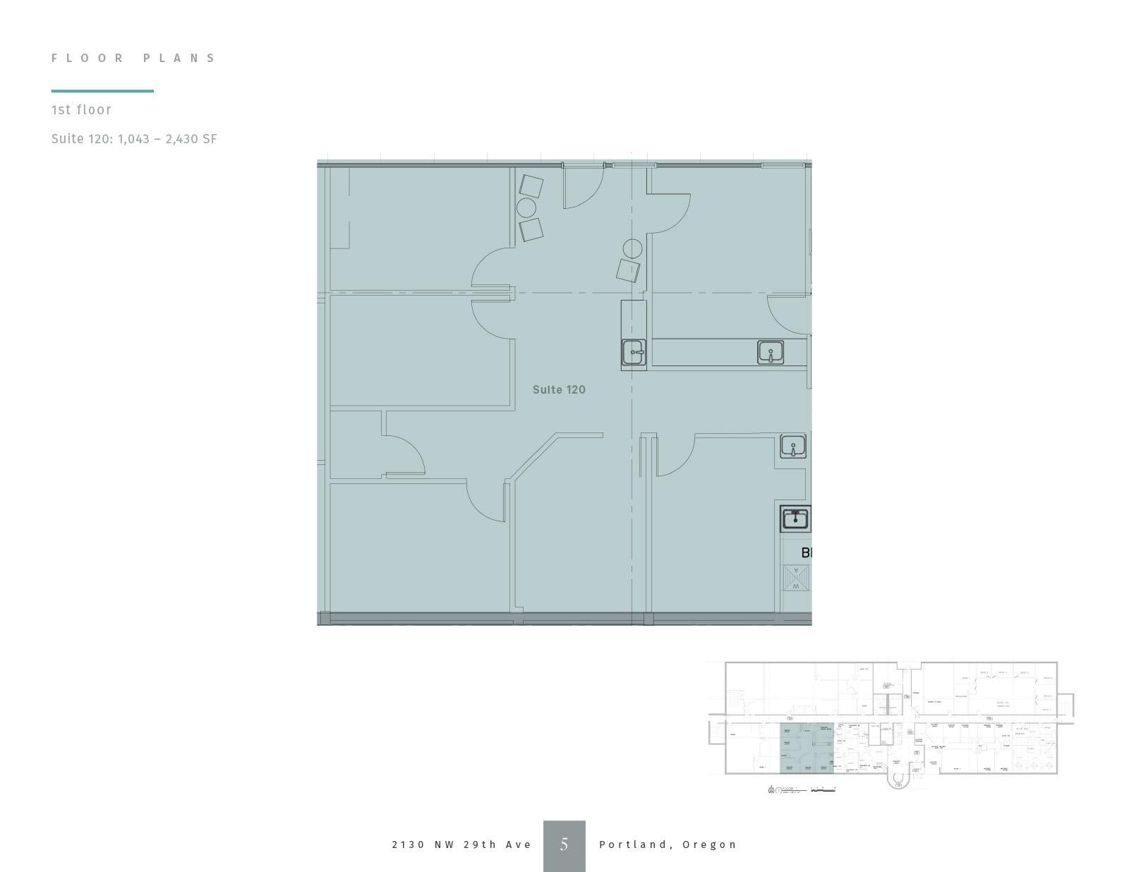 5440 SW Westgate Dr, Portland, OR for lease Floor Plan- Image 1 of 1
