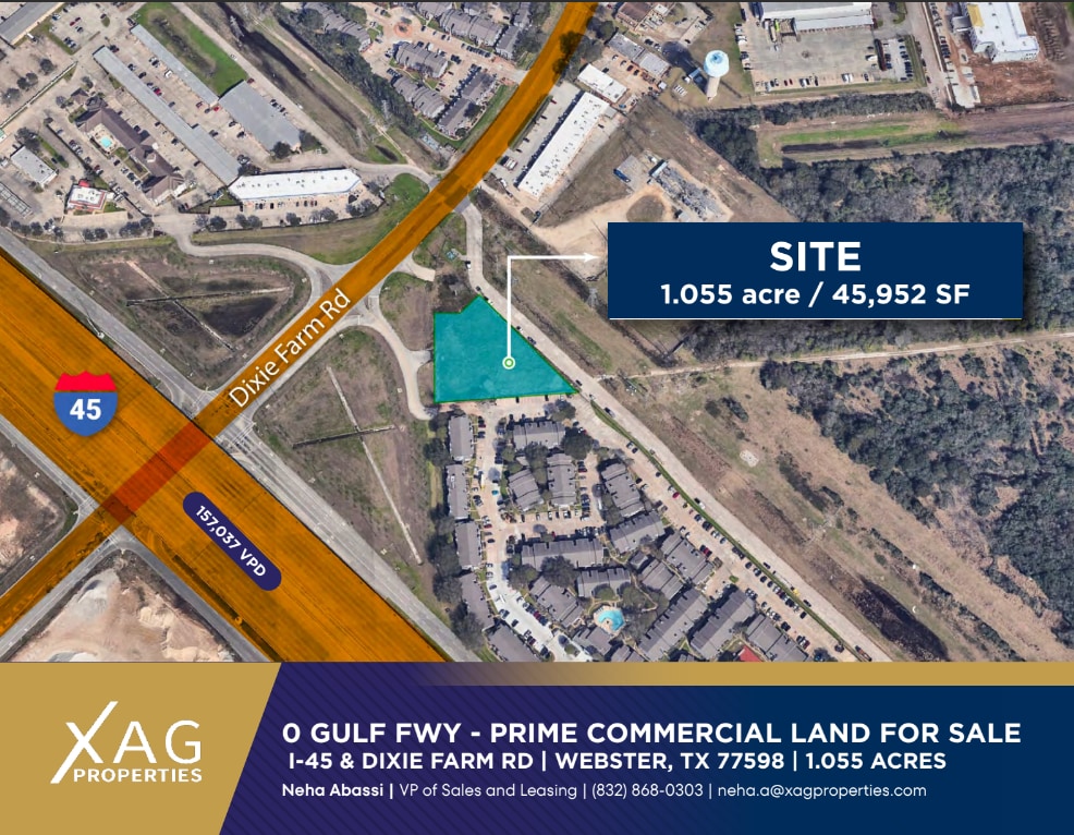 I-45 & DIXIE FARM Rd, Webster, TX for sale Building Photo- Image 1 of 7