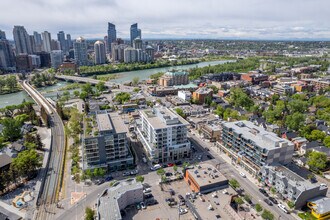 144 10th St NW, Calgary, AB - AERIAL  map view - Image1