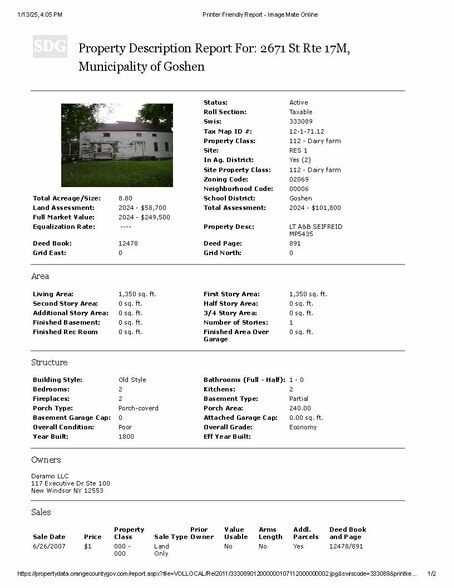 2671 Route 17M, Goshen, NY for sale - Building Photo - Image 3 of 3