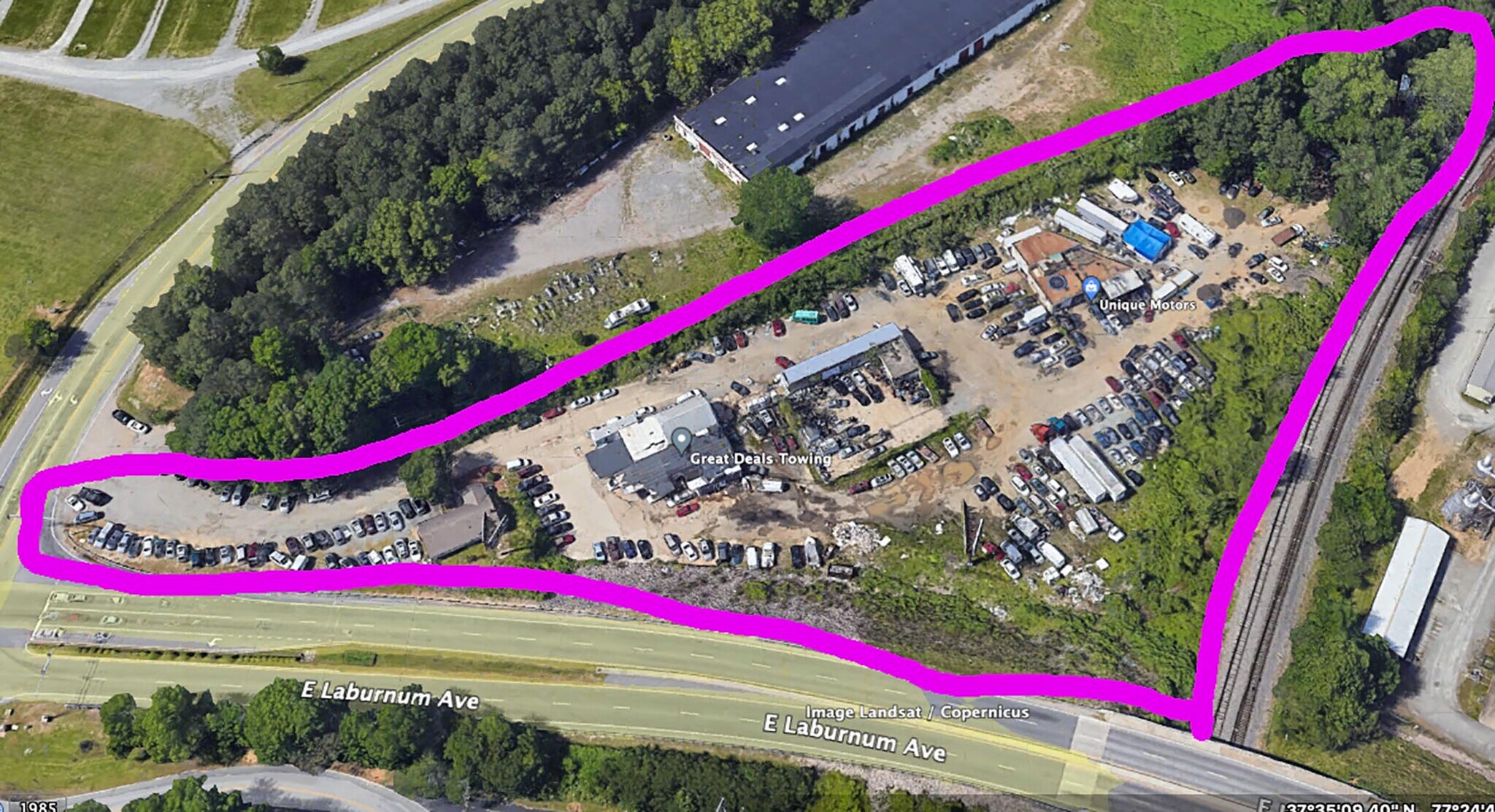 920 E Laburnum Ave, Richmond, VA for sale Aerial- Image 1 of 1