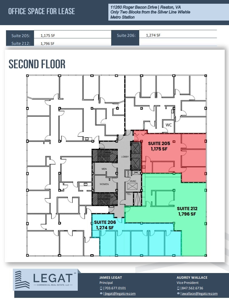11260 Roger Bacon Dr, Reston, VA for lease Floor Plan- Image 1 of 1