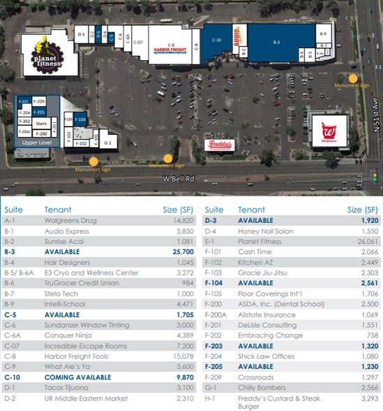 4915-4965 N 51st Ave, Glendale, AZ for lease - Site Plan - Image 2 of 3