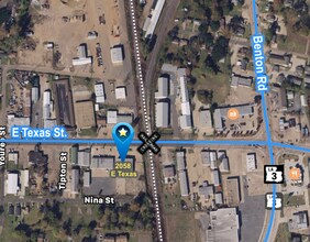 2058-2060 E Texas St, Bossier City, LA - Aerial  map view