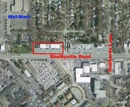4127-4149 Shelbyville Rd, Louisville, KY - AERIAL  map view