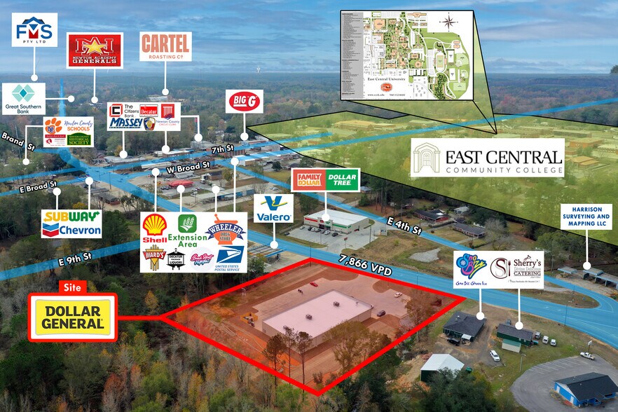 15458 Highway 15, Decatur, MS 39327 Dollar General Plus