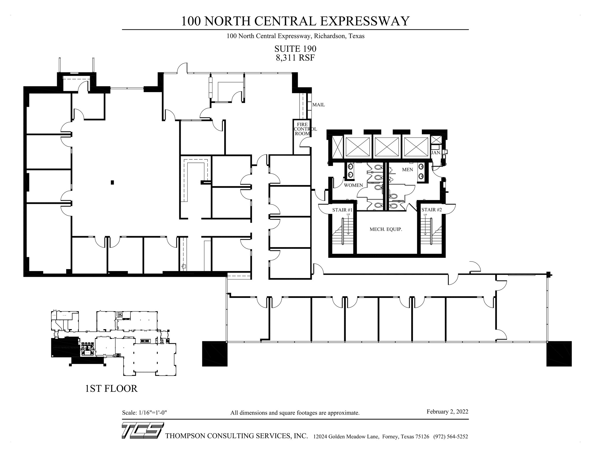 100 N Central Expy, Richardson, TX for lease Site Plan- Image 1 of 1