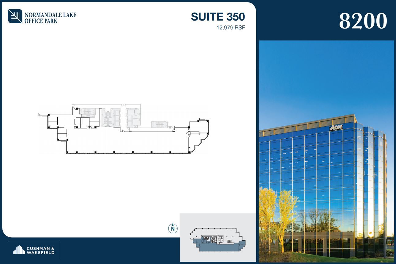 8000-8500 Normandale Lake Blvd, Bloomington, MN for lease Floor Plan- Image 1 of 1