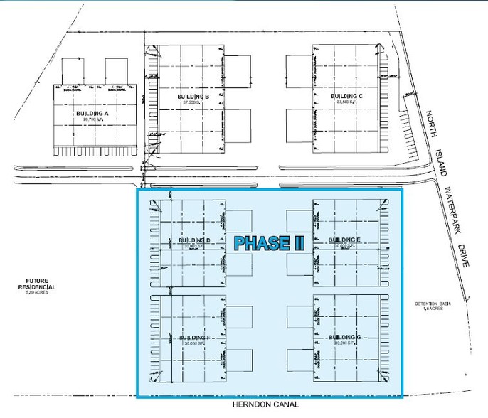 N Island Waterpark Dr, Fresno, CA for lease - Site Plan - Image 3 of 4