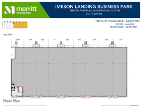 1250 Imeson Park Blvd, Jacksonville, FL for lease Floor Plan- Image 1 of 2