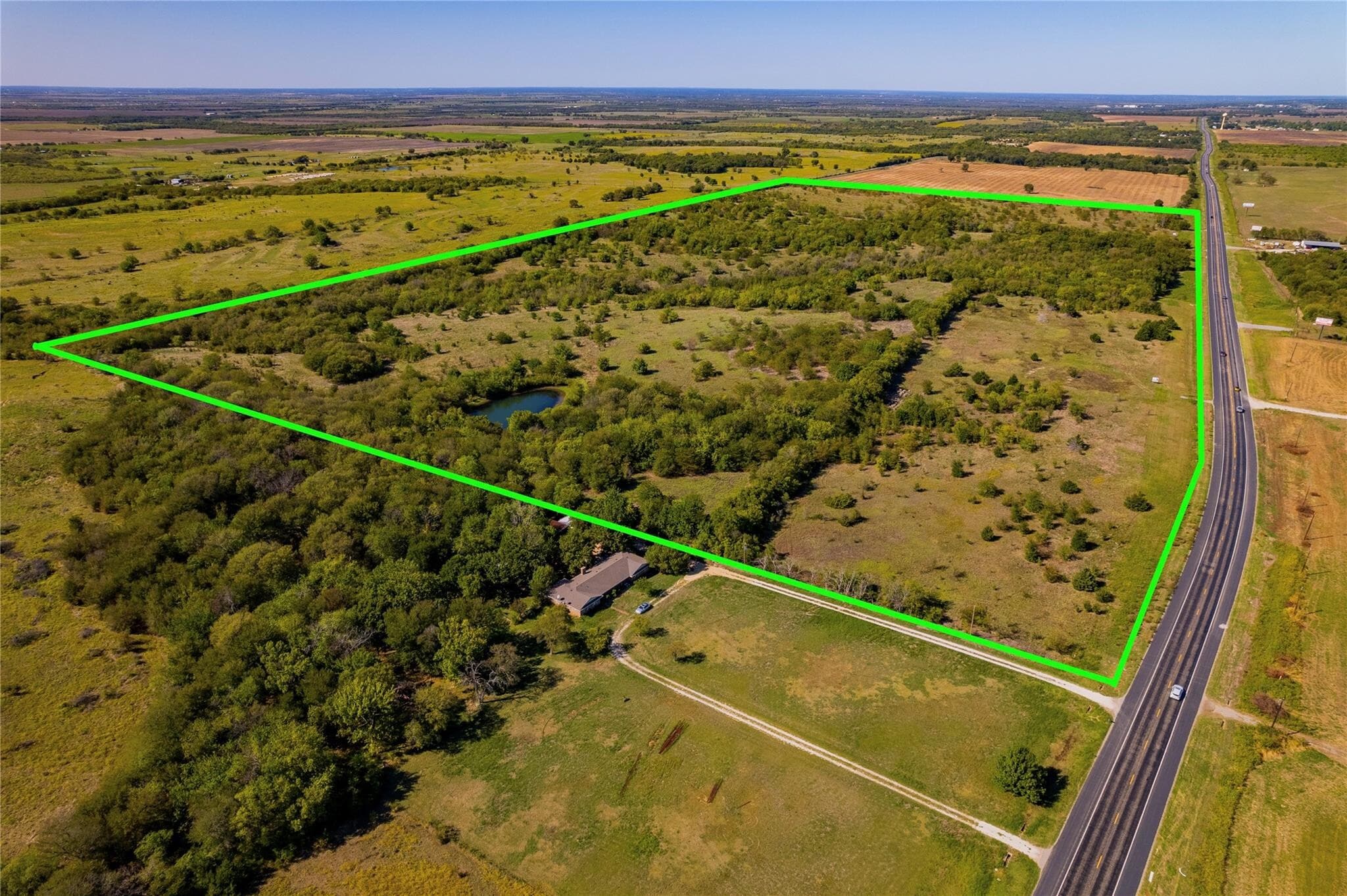 Preston Rd, Howe, TX for sale Aerial- Image 1 of 6