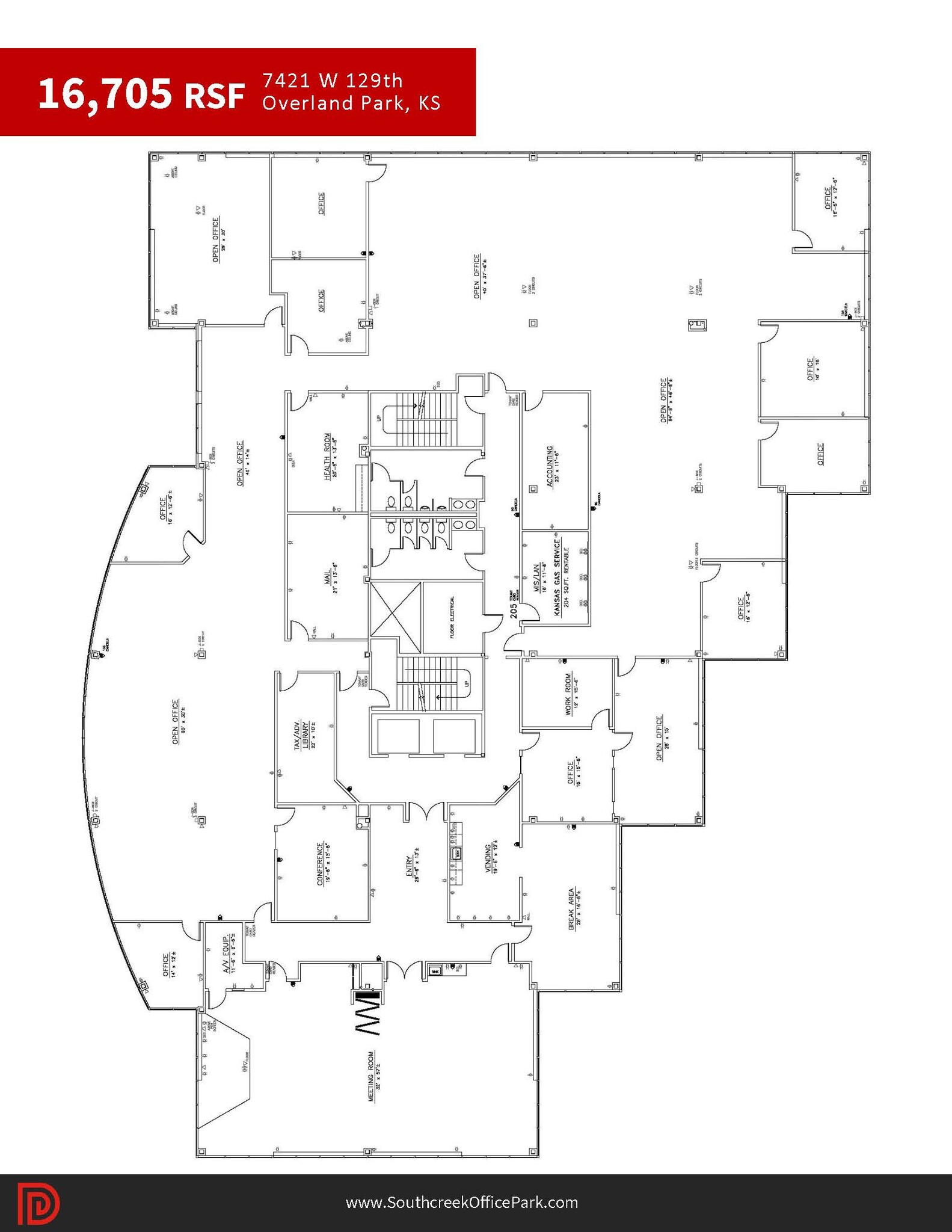 12980 Metcalf Ave, Overland Park, KS for lease Floor Plan- Image 1 of 1