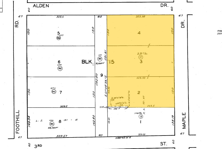 345 N Maple Dr, Beverly Hills, CA for lease - Plat Map - Image 2 of 20
